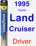 Driver Wiper Blade for 1995 Toyota Land Cruiser - Hybrid