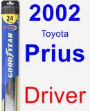 Driver Wiper Blade for 2002 Toyota Prius - Hybrid