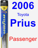 Passenger Wiper Blade for 2006 Toyota Prius - Hybrid