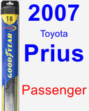 Passenger Wiper Blade for 2007 Toyota Prius - Hybrid