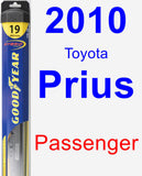 Passenger Wiper Blade for 2010 Toyota Prius - Hybrid