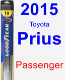 Passenger Wiper Blade for 2015 Toyota Prius - Hybrid