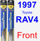 Front Wiper Blade Pack for 1997 Toyota RAV4 - Hybrid