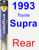 Rear Wiper Blade for 1993 Toyota Supra - Hybrid