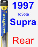 Rear Wiper Blade for 1997 Toyota Supra - Hybrid