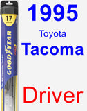 Driver Wiper Blade for 1995 Toyota Tacoma - Hybrid