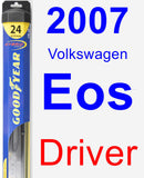 Driver Wiper Blade for 2007 Volkswagen Eos - Hybrid