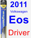 Driver Wiper Blade for 2011 Volkswagen Eos - Hybrid