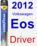 Driver Wiper Blade for 2012 Volkswagen Eos - Hybrid