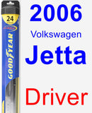 Driver Wiper Blade for 2006 Volkswagen Jetta - Hybrid