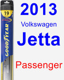 Passenger Wiper Blade for 2013 Volkswagen Jetta - Hybrid