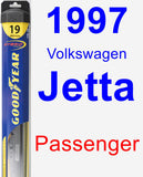 Passenger Wiper Blade for 1997 Volkswagen Jetta - Hybrid