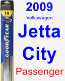 Passenger Wiper Blade for 2009 Volkswagen Jetta City - Hybrid