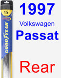 Rear Wiper Blade for 1997 Volkswagen Passat - Hybrid