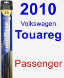 Passenger Wiper Blade for 2010 Volkswagen Touareg - Hybrid