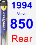 Rear Wiper Blade for 1994 Volvo 850 - Hybrid