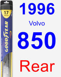 Rear Wiper Blade for 1996 Volvo 850 - Hybrid