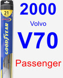 Passenger Wiper Blade for 2000 Volvo V70 - Hybrid