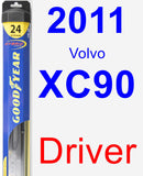 Driver Wiper Blade for 2011 Volvo XC90 - Hybrid