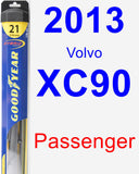 Passenger Wiper Blade for 2013 Volvo XC90 - Hybrid